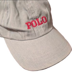 NWOT Light Blue Vintage 90s POLO Spellout Ball Cap